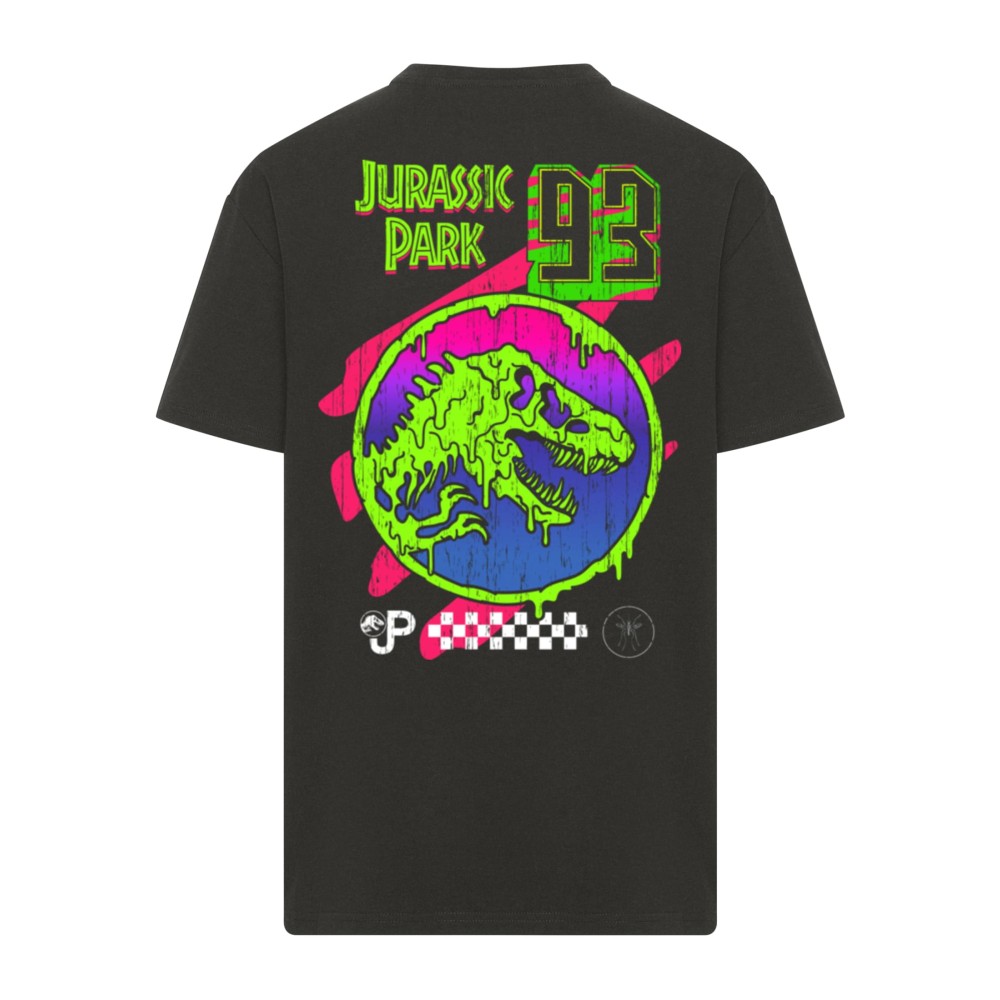 Merchcode Jurassic Park - Oversize Tshirt Homme - Noir